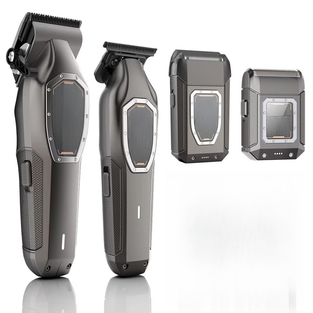 Men'S Grooming Set - 7000 RPM ブラシレスモーター ヘアクリッパー、4-in-1 グルーミングキット、2600mAh、150分稼働時間、メンズトリマーシェーバーセット