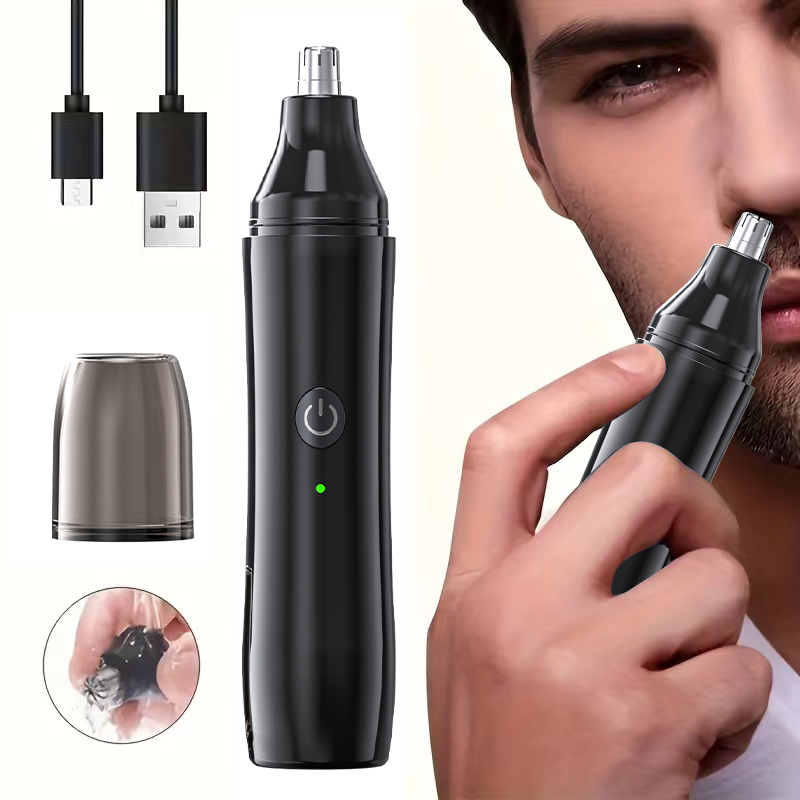 Men'S Grooming Tool - 充電式鼻毛トリマーと男性用顔の毛の除去器 鼻毛シェーバー 鼻のクリアランス用 - ポータブルグルーミングツール