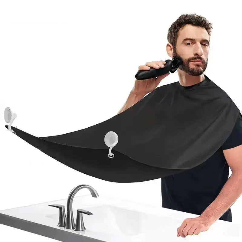 Men'S Beard Grooming - 男性用ひげ剃りエプロン 防水グルーミングビブ ヘアクリッパーキャッチャー クリーンシェーブツール 衛生ギフト 男性向け