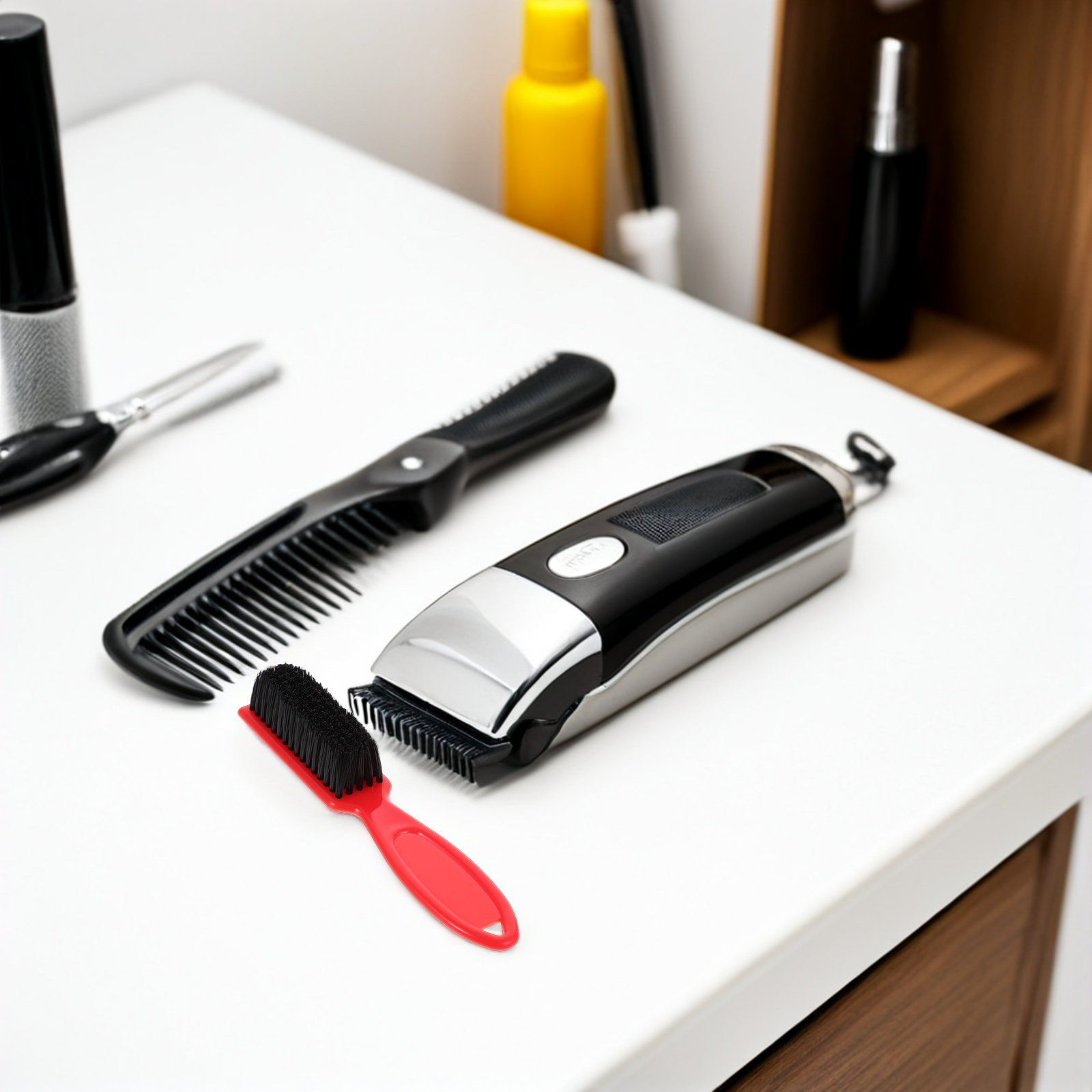 5点セット ひげケアブラシセット ロングハンドル 口ひげグル - Men'S Grooming Set のレビューと価格