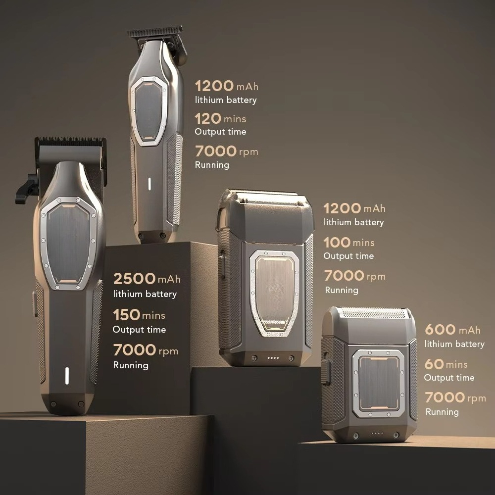 7000 RPM ブラシレスモーター ヘアクリッパー、4-i - Men'S Grooming Set のレビューと価格