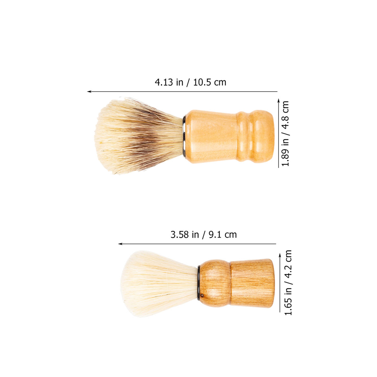 男性用髭ブラシ2本セット、プレミアムナイロンチップ付きシェー - Men'S Grooming Tool のレビューと価格