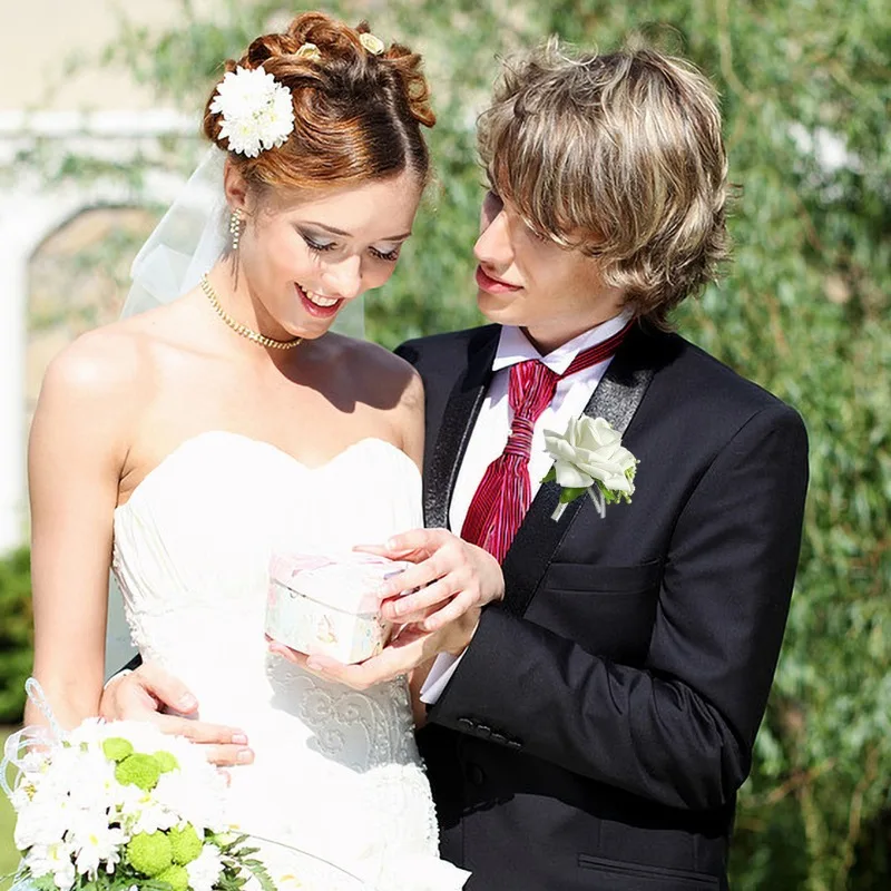 男性のためのoutonniere、結婚式の儀式、記念日、フォ - Men'S Grooming Set のレビューと価格