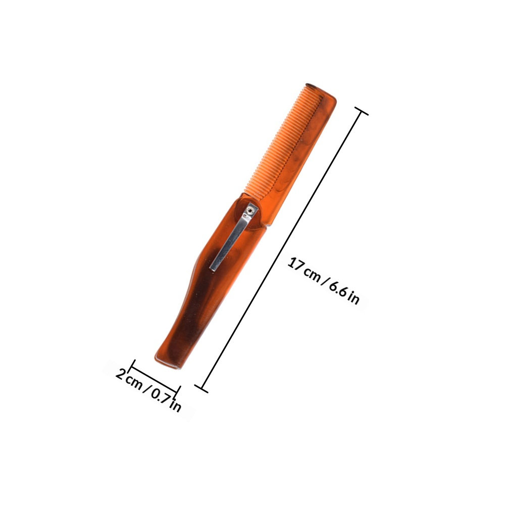 折りたたみ式ヘアコーム男性用ポータブルポケットひげ櫛細歯スタ - Men'S Beard Grooming のレビューと価格