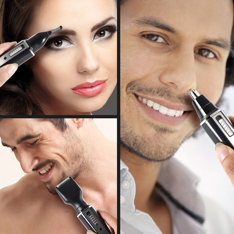 男性用充電式鼻毛トリマー,顔,体,あごひげ,眉毛,耳掃除機, - Men'S Grooming Set のレビューと価格