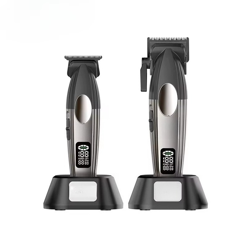 ヘアクリッパー、プロフェッショナルバーバーキット、コードレス - Men'S Grooming Set のレビューと価格