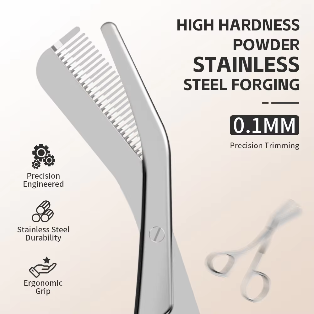 1セットの眉毛グルーミングツール、櫛付き眉毛グルーミングハサ - Men'S Grooming Tool のレビューと価格