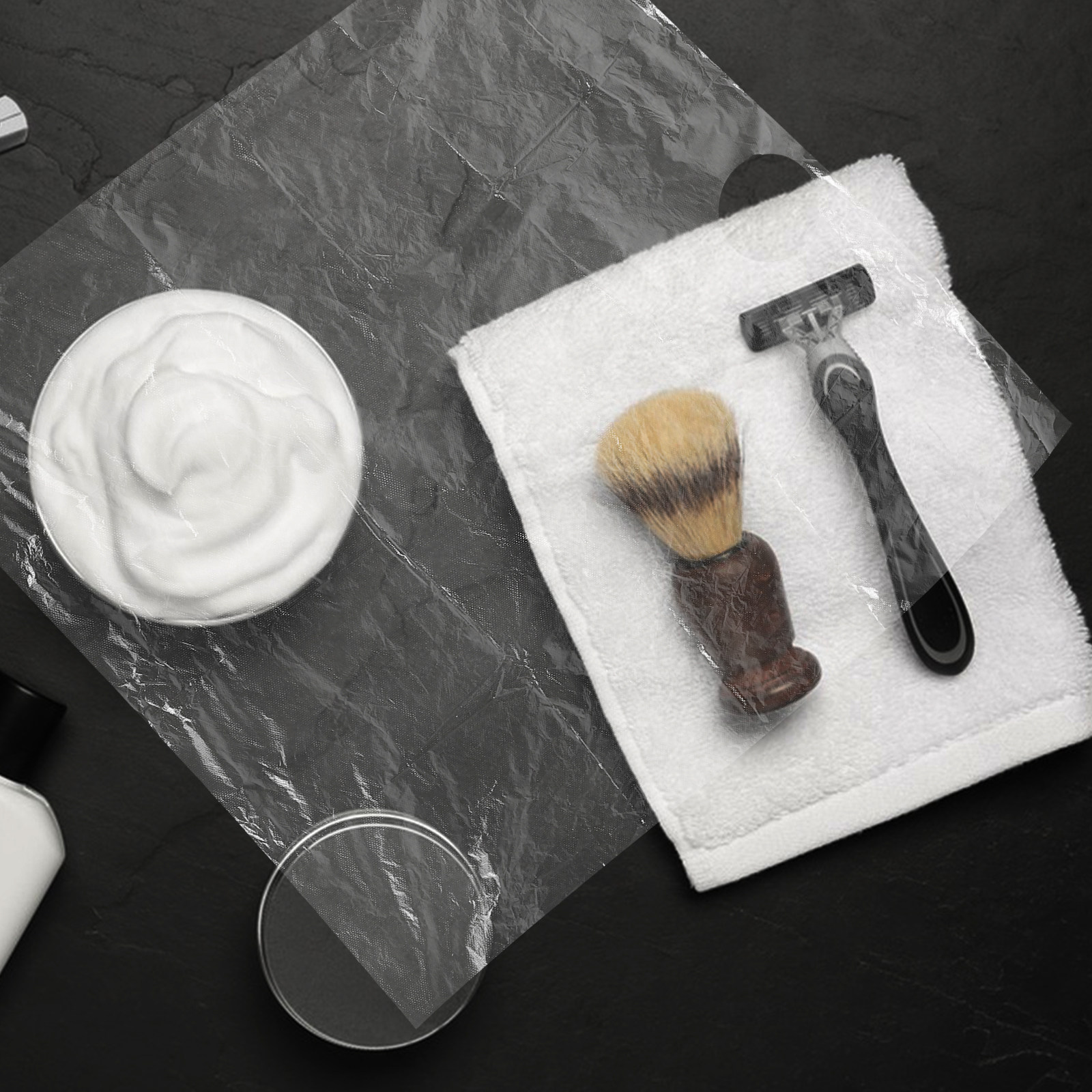 使い捨て浴室収納洗面器、髭剃り用ヘアキャッチャー、シンクカバ - Men'S Beard Grooming のレビューと価格