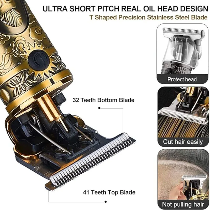 T9 メンズグルーミングキット コードレスバリカン 電気シェ - Mens Grooming Barber のレビューと価格