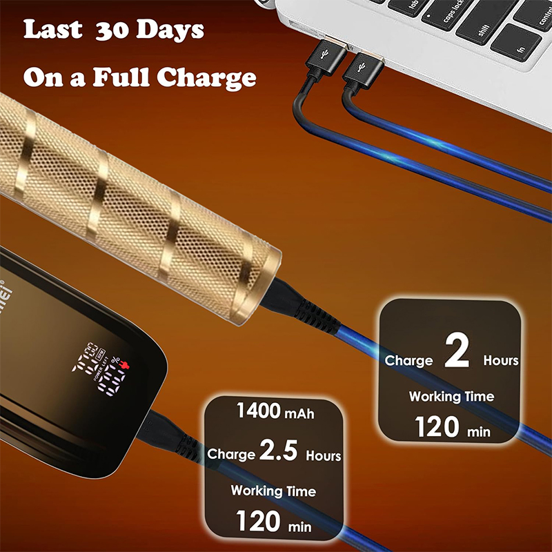 Kemei KM-TX10 T9 ヘアトリマー 電気シェーバ - Mens Grooming Barber のレビューと価格